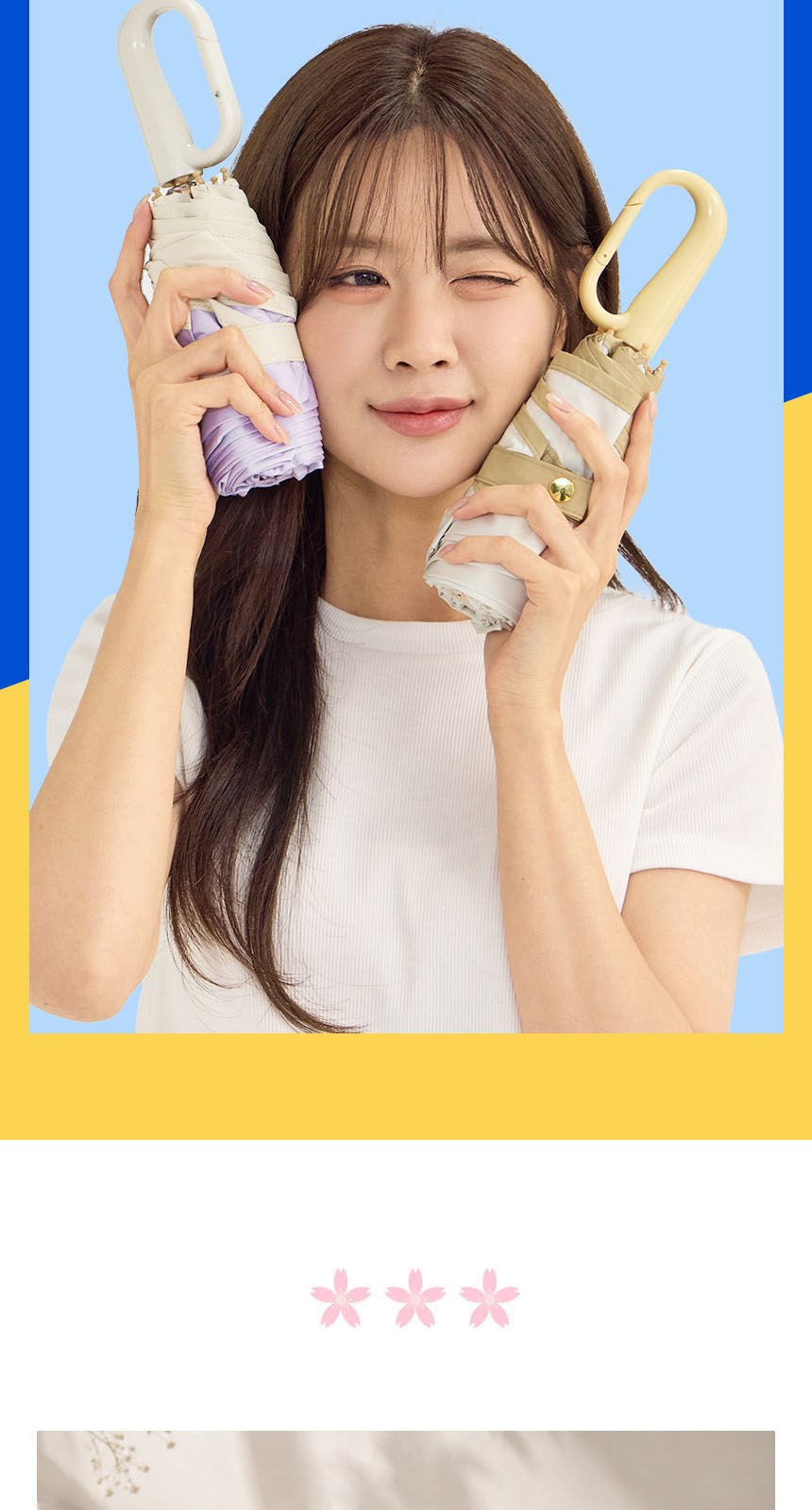 듀홈 비너그립 투톤 초경량 우양산 미니 컬러암막 5단 양우산 선물세트+메트로 퀜처 스트로우 캡 핸들 텀블러세트 710ml 이로나 상세 이미지
