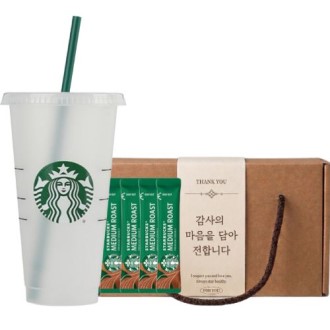 스타벅스 콜드텁 709ml + 스타벅스 스틱커피 + 기프트박스 스타벅스 콜드텁 709ml + 스타벅스 스틱커피 + 기프트박스