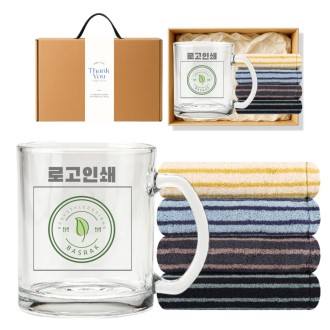 베이직 일자 글라스 인쇄 유리컵 340ml 송월 스트라이프 호텔 핸드 타올기프트박스 답례품 베이직 일자 글라스 인쇄 유리컵 340ml 송월 스트라이프 호텔 핸드 타올기프트박스 답례품