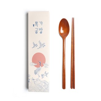 목가공방 국내 옻칠 자연소담 수저 1인 선물세트 목가공방 국내 옻칠 자연소담 수저 1인 선물세트