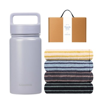글라스락 스포티 핸들텀블러 350ml 송월 스트라이프 호텔 핸드타월 기프트박스 선물세트 글라스락 스포티 핸들텀블러 350ml 송월 스트라이프 호텔 핸드타월 기프트박스 선물세트