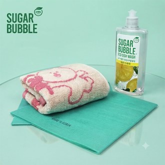 슈가버블 친환경 주방세제+라인프렌즈 주방타올 고리타올+국내산 통기성 행주 2장 슈가버블 친환경 주방세제+라인프렌즈 주방타올 고리타올+국내산 통기성 행주 2장
