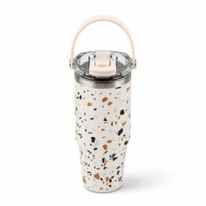 인네이쳐 테라조 텀블러 900ml 스텐텀블러 빨대텀블러 대용량텀블러 / 인쇄제작가능