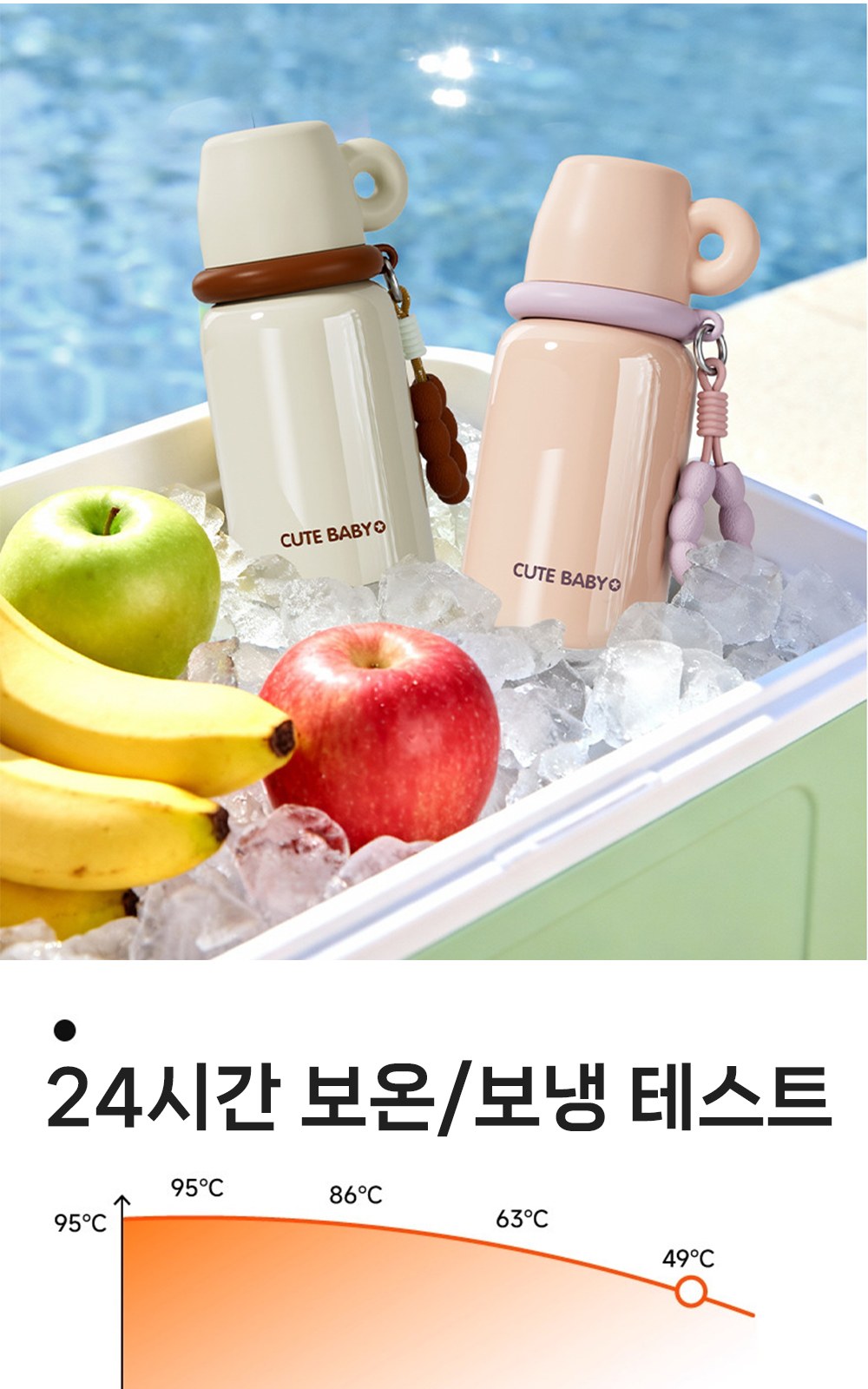 CL275 에코라이프 여행 산책용 미니멀 스타일 컴팩트 미니 키링 텀블러 상세 이미지
