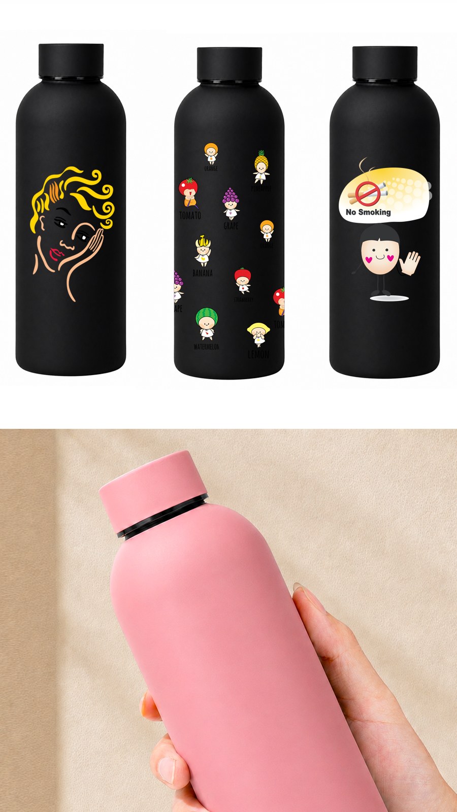 실리콘코팅 스텐텀블러 무광 480ml 강력한 보온보냉 상세 이미지