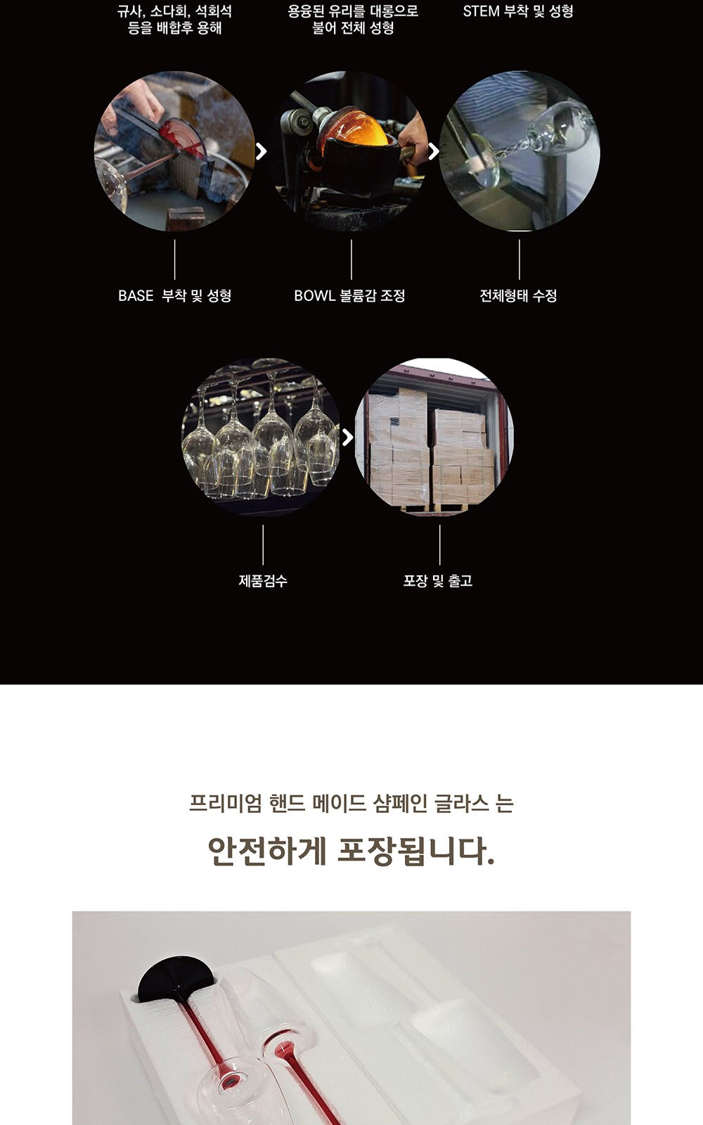 프리미엄 레드타이 샴페인잔 230ml 1세트(2개입) 상세 이미지