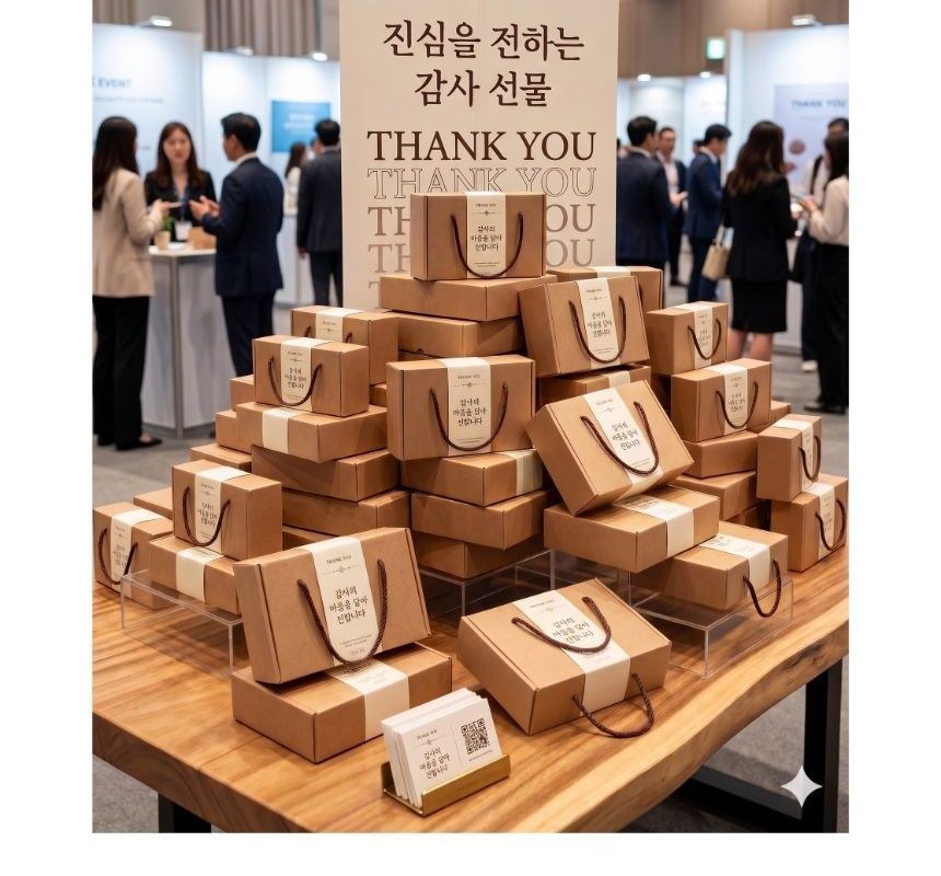 원목 아카시아 플레이팅 도마 기프트박스(띄지포함) + 냄비 손잡이 실리콘 장갑(2P) 기프트박스 상세 이미지